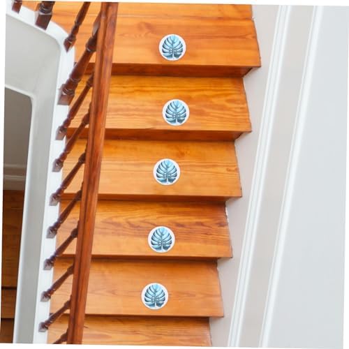 FOYTOKI 1Set Leaf Non-Slip Bathtub Stickers