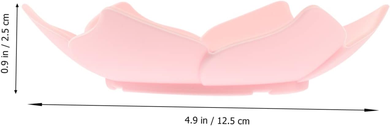 ABOOFAN Silicone Soap Dish 2pcs Self-Draining Holder
