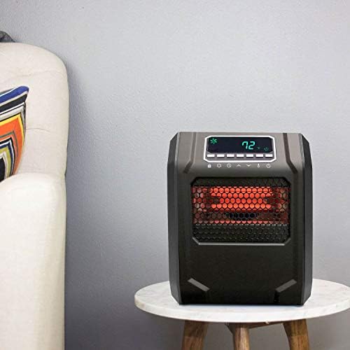 LifeSmart Infrared Quartz Space Heater 1500W Black