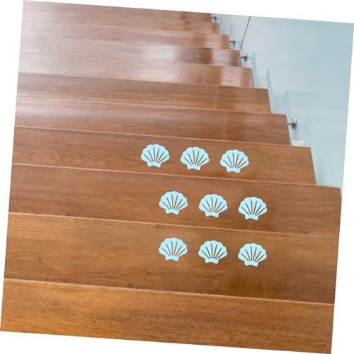 30Pcs Shell Shaped Non Slip Bathroom Stickers for Bathtub Stairs