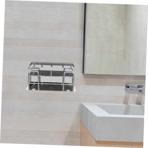 Stainless Steel Wall Mount Toothbrush Holder for Bathroom