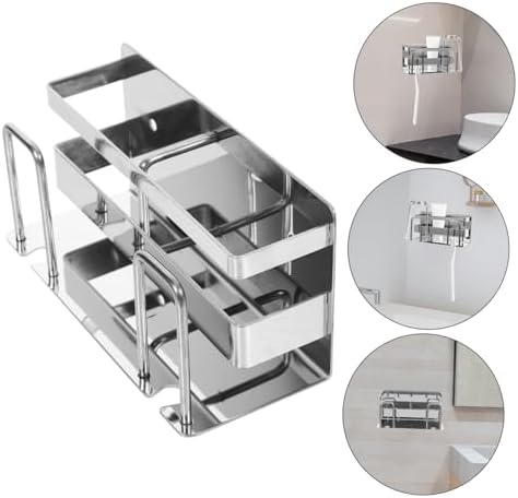 Cabilock Wall Mounted Toothbrush Holder Stainless Steel