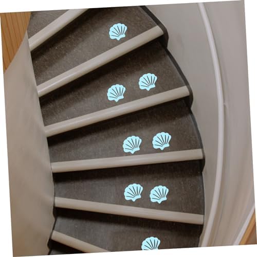 30Pcs Shell Shaped Non Slip Bathroom Stickers for Bathtub Stairs