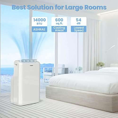 TOSOT 14000 BTU Smart WiFi Portable AC with Heater