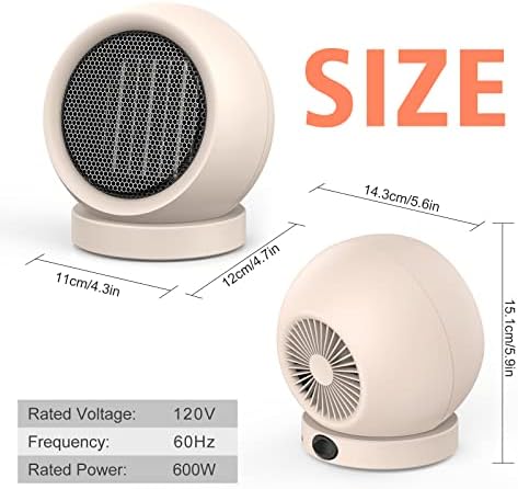Coolfor Space Heater with PTC Ceramic Heating