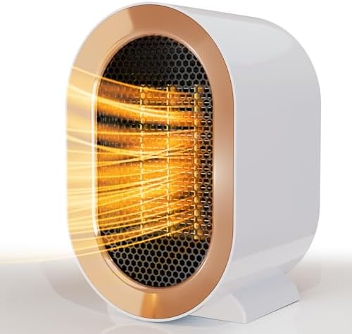 QQT Electric Space Heater Portable with Two-Speed and Safety Features