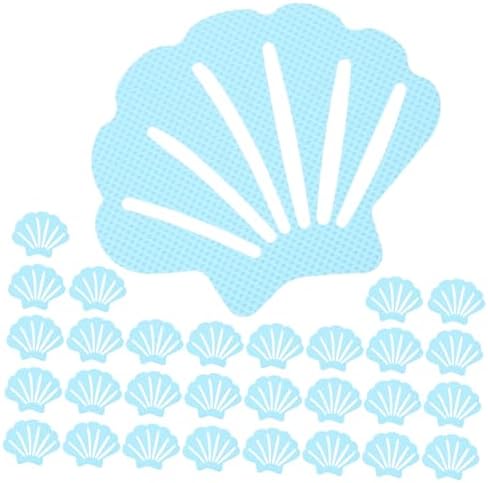 TINEASUR 30pcs Shell Shaped Non-Slip Bath Decals