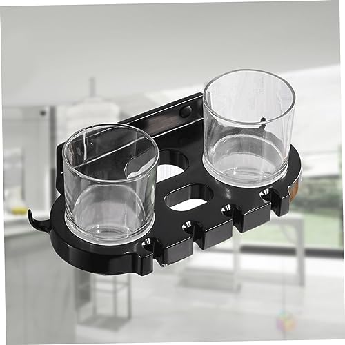 Stylish Aluminum Toothbrush Holder with Cups