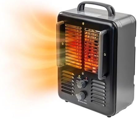 Comfort Zone 1500W Electric Space Heater with Safety Features