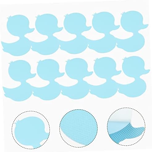 TOPPERFUN 24Pcs Duck Shaped Nonslip Bathtub Stickers