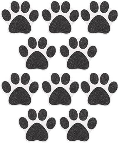 Healeved Paw Print Bathtub Grips 10pcs Non-Slip Stickers 1