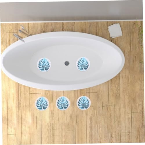 1Set Non-Slip Bathtub Stickers Leaf Design