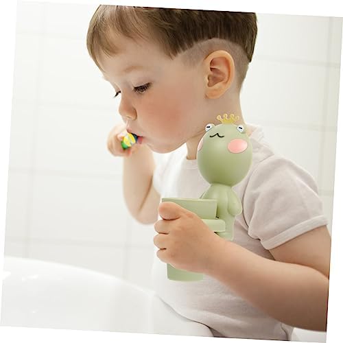LIFKOME Cartoon Gargle Tool with Toothbrush Cup Holder for Bathroom Organization