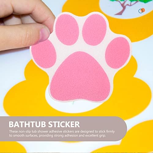 Kisangel Non-Slip Bathtub Stickers Set 10pcs for Safety and Style