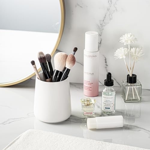 Ceramic Toothbrush Holder with Modern Design