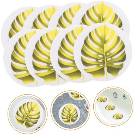 LAPYAPPE 1set Leaf Design Bathtub Stickers