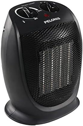 PELONIS PHTA1ABB 1500W Space Heater with Fan Quiet Safe