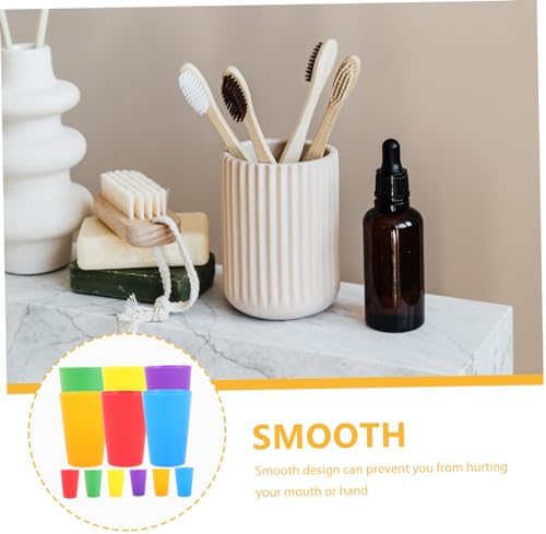 12 Pack Plastic Water Cup for Toothbrushing and Drinking