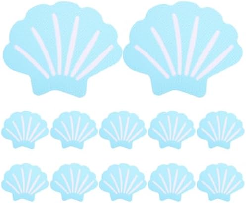 LUOZZY 20PCS Shell Shaped Non-Slip Bath Stickers for Kids Safety