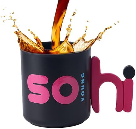Reusable Mouthwash Cup with Fun Letter Design