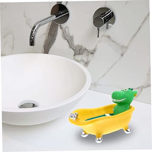 Dinosaur Bath Shape Soap Drain Case Holder