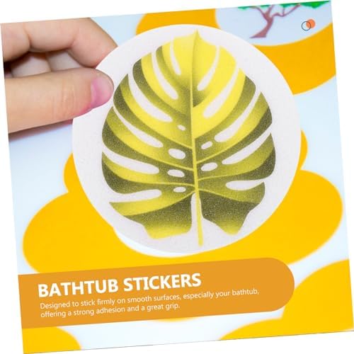 KONTONTY Leaf Shape Non-Slip Tub Decals
