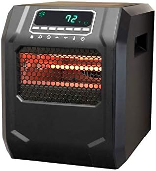 LifeSmart Infrared Quartz Space Heater 1500W Black