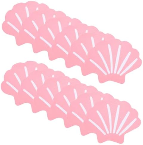 KONTONTY 12pcs Shell Shape Non-Slip Bath Decals