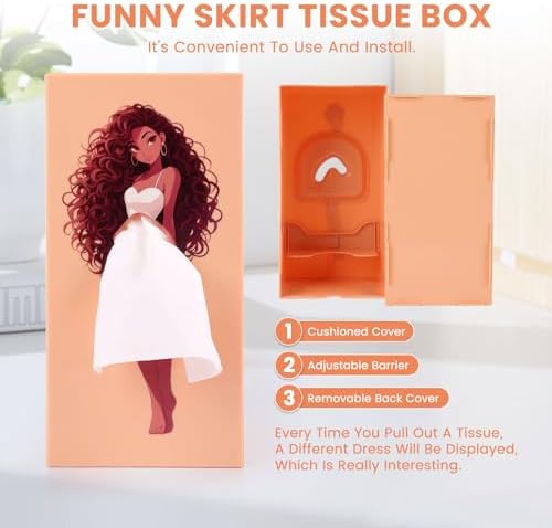Yandlo Funny Lady Skirt Tissue Box Holder
