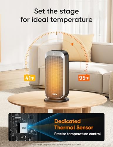 Dreo 1500W Electric Space Heater with Remote and Thermostat 1