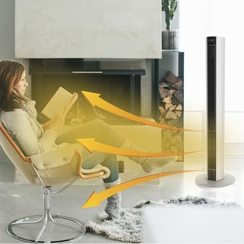 Lasko Tower Fan Heater 2-Pack with Remote Control