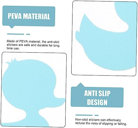 TOPPERFUN 24Pcs Duck Shaped Nonslip Bathtub Stickers