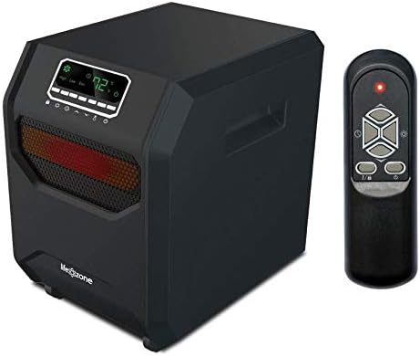 LifeSmart Infrared Quartz Space Heater 1500W Black