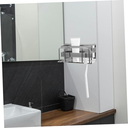 Stainless Steel Wall Mount Toothbrush Holder for Bathroom