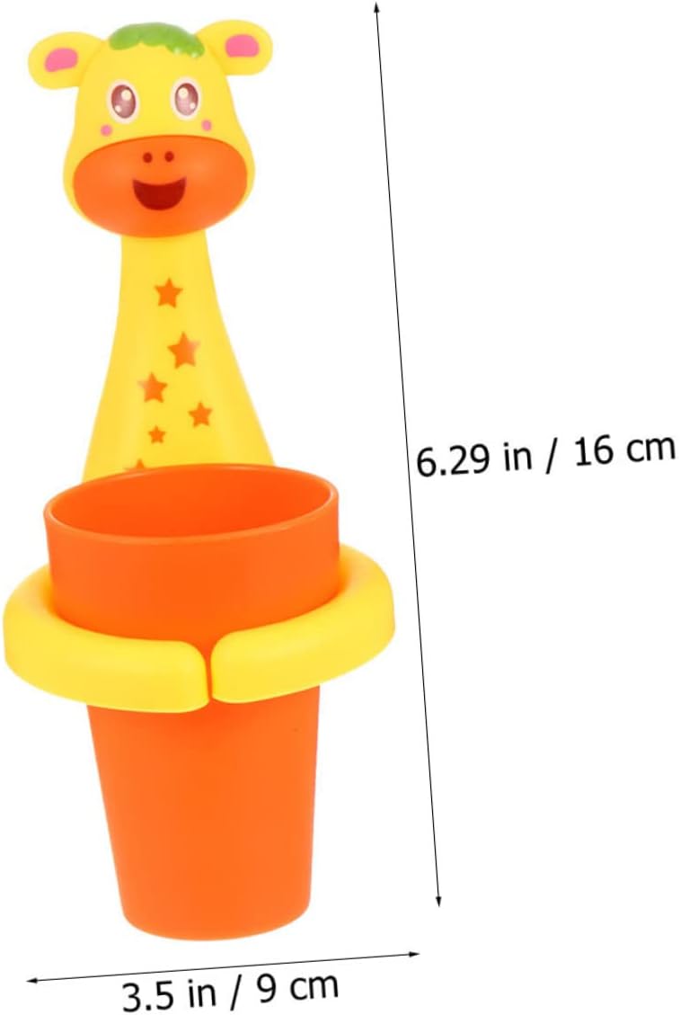 VICASKY 2Sets Cartoon Animal Toothbrush Holder