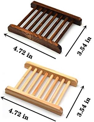 60 Piece Bamboo Soap Holder for Bathroom