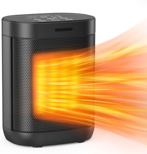 Oprunsy 1500W PTC Ceramic Space Heater with 4 Modes