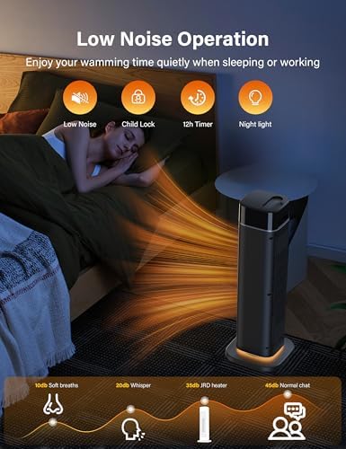 JRD 24 Electric Heater with Remote and 4 Modes