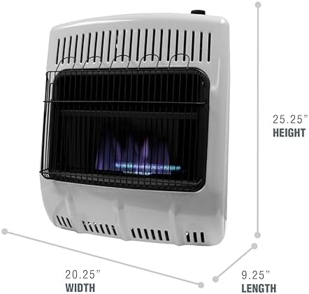 Mr Heater 20000 BTU Blue Flame Vent Free Propane Heater - White
