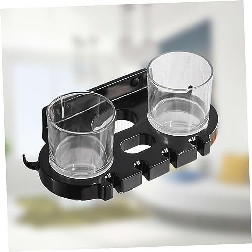 Stylish Aluminum Toothbrush Holder with Cups
