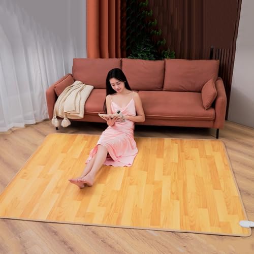 Dalumian Graphene Heated Rug - 180x200cm Floor Warmer with Timer