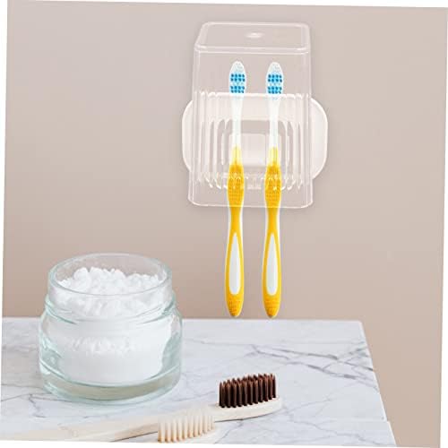 KONTONTY Wall-Mounted Toothbrush Holder Set with Ventilation