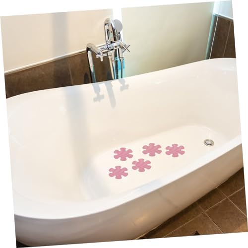 SOLUSTRE Non-Slip Flower Sticker Set for Bathroom Stairs Tub