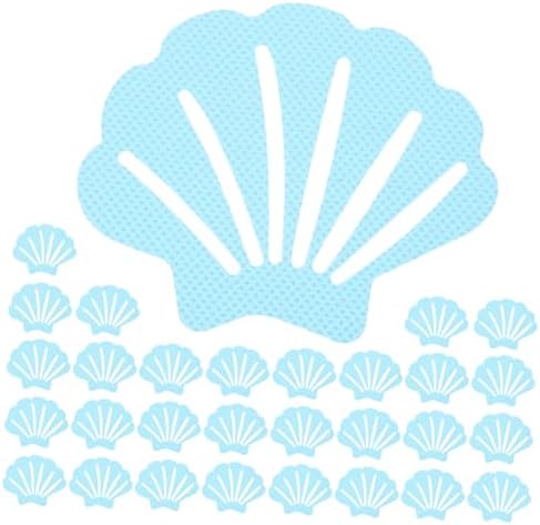 30Pcs Shell Shaped Non Slip Bathroom Stickers for Bathtub Stairs
