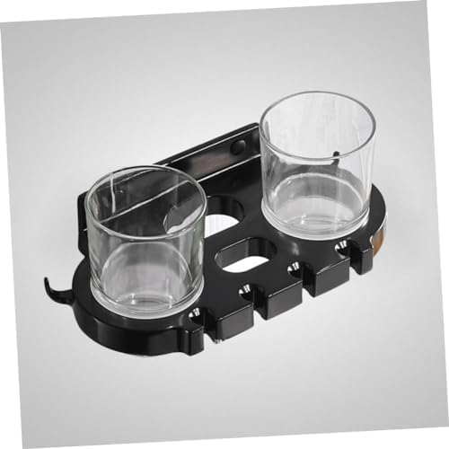 BUGUUYO Punch Toothbrush Holder with Hooks and Cups 1