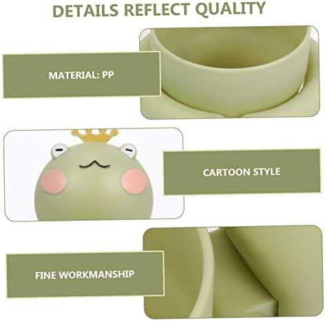 ARTSEWPLY Cartoon Wall Mounted Toothbrush Holder with Cup