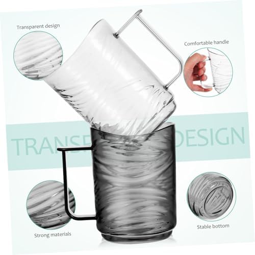 NOLITOY Ergonomic Toothbrush Cup Set Reusable Travel Tumbler