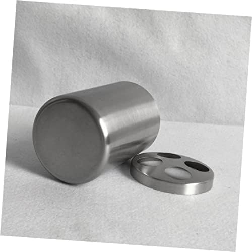 LIFKOME Stainless Steel Toothbrush Toothpaste Holder