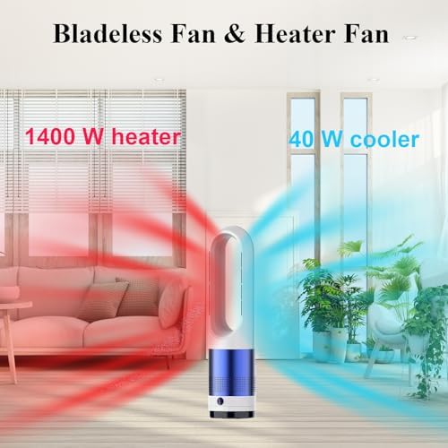 Voagupa Bladeless Heater Fan Combo All Season Use