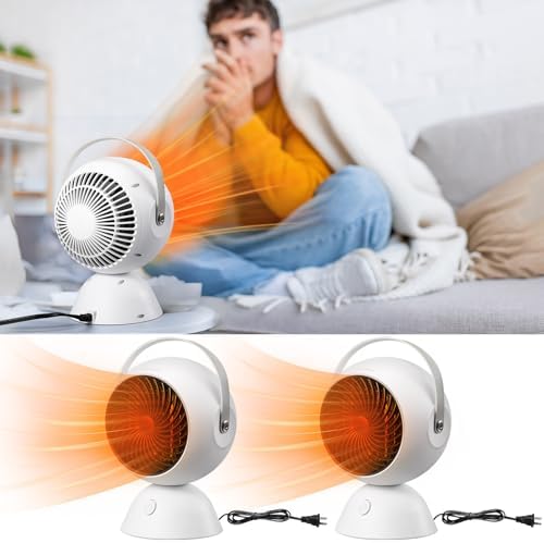 Honoson 2 Pcs 1200W Electric Ceramic Space Heater 1
